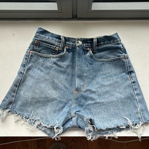 Vintage Levi’s jean shorts